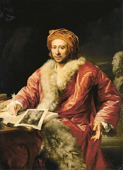 Maron, Anton von Portrait of Johann Joachim Winckelmann oil painting picture